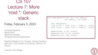 Generic Stack Void Swap Function