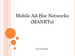 Characteristics and Applications of Mobile Ad-Hoc Networks