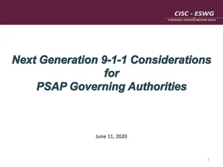 NG9-1-1 Considerations for PSAP Governing Authorities