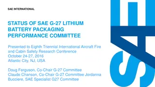 SAE G-27 Lithium Battery Packaging Standard