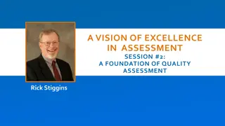 Foundation of Quality Assessment Workshop