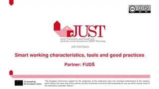 Smart Working Characteristics and Tools