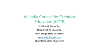 Overview of All India Council for Technical Education