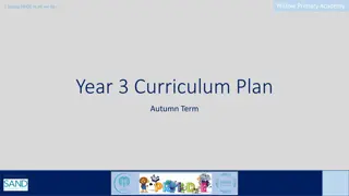 Year 3 Autumn Term Curriculum at Willow Primary Academy