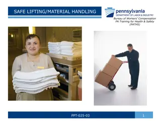 Safe Lifting and Material Handling Tips
