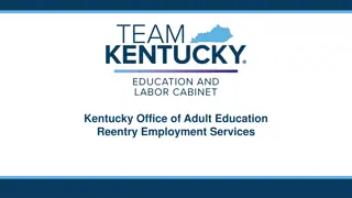Kentucky Office of Adult Education Reentry Employment Services
