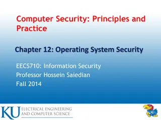 Computer Security: Principles and  Practice