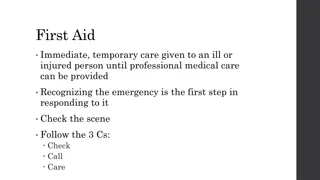 Basic First Aid Procedures