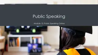 Mastering Effective Online Speech Delivery