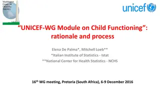 UNICEF-WG Module on Child Functioning: Rationale and Process