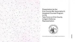Erie County Bar Association's Assigned Counsel Program Overview