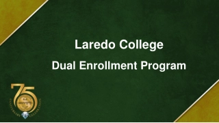 Laredo College Dual Enrollment Program Information