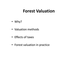 Forest Valuation and Market Value Assessment