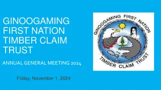 Ginoogaming First Nation Timber Claim Trust Overview