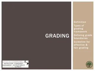 Types of Grading Framework & Guidelines for Effective Grading