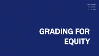 The Three Pillars of Equitable Grading