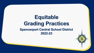 Equitable Grading Practices for Improved Learning and Relationships