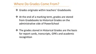 Origins and Storage of Grades