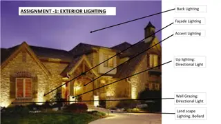 Exterior Lighting Design for Villa Garden