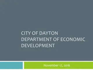 Economic Development Initiatives in City of Dayton