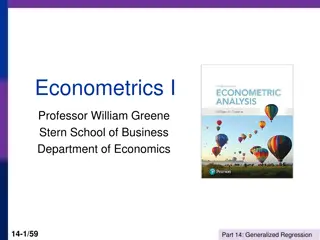 Generalized Regression: Assumptions and Implications