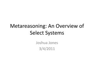 Metareasoning Systems Overview