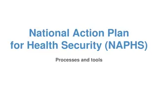 National Action Plan for Health Security (NAPHS) Processes and Tools