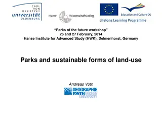 Parks of the Future Workshop: Sustainable Land-Use