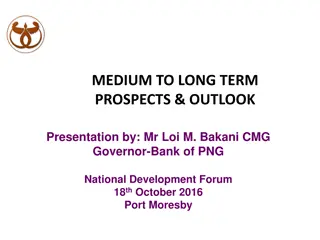 Medium to Long Term Prospects and Outlook Presentation
