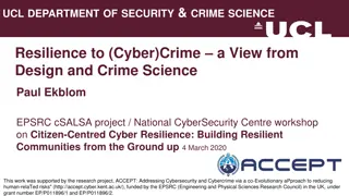 Building Resilient Communities: Cyber Resilience View