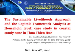 Sustainable Livelihoods Approach and Capitals Analysis at Household Level in Coastal Sandy Zone