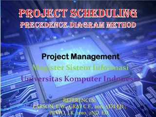 Project Scheduling Precedence Diagram Method for Efficient Time Management