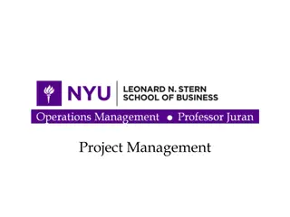 Fundamentals of Project Management