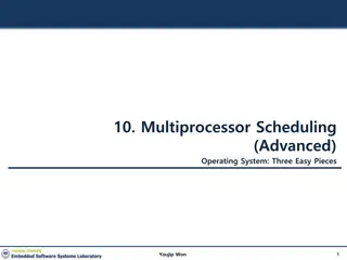 Multiprocessor Scheduling and Cache Coherence