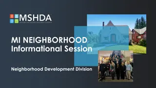 MI Neighborhood Development Division Information