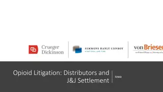 Opioid Litigation and Iowa J&J Settlement Details