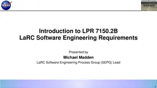 Overview of LPR 7150.2B Software Engineering Requirements