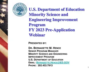 Enhancing Minority Science and Engineering Education