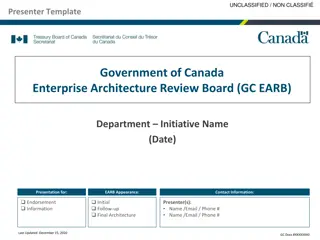 GC.EARB Department Initiative Presentation