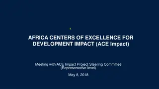 Overview of Africa Centers of Excellence Initiative