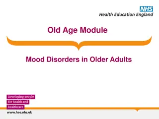 Mood Disorders in Older Adults: Epidemiology, Risk Factors, and Management