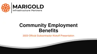 Community Employment Benefits Program Overview