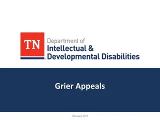 Grier Appeals Summary & Provisions