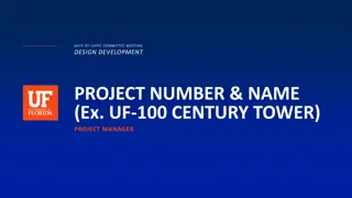 Presenting Project Overview and Development Progress
