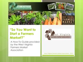 Guide to Starting a Farmers Market