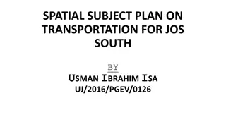 Spatial Subject Plan on Transportation for Kuru Area