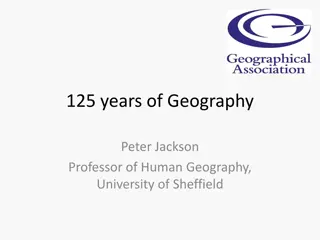 History of Geography: 125 Years of Insight