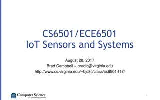 IoT Sensors and Systems Research Overview