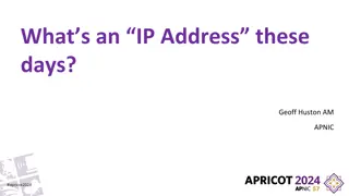 Evolution of IP Addresses and Connected Devices