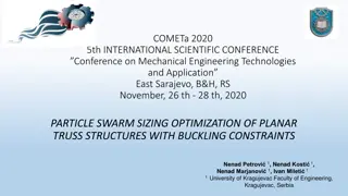Particle Swarm Sizing of Truss Structures with Buckling Constraints